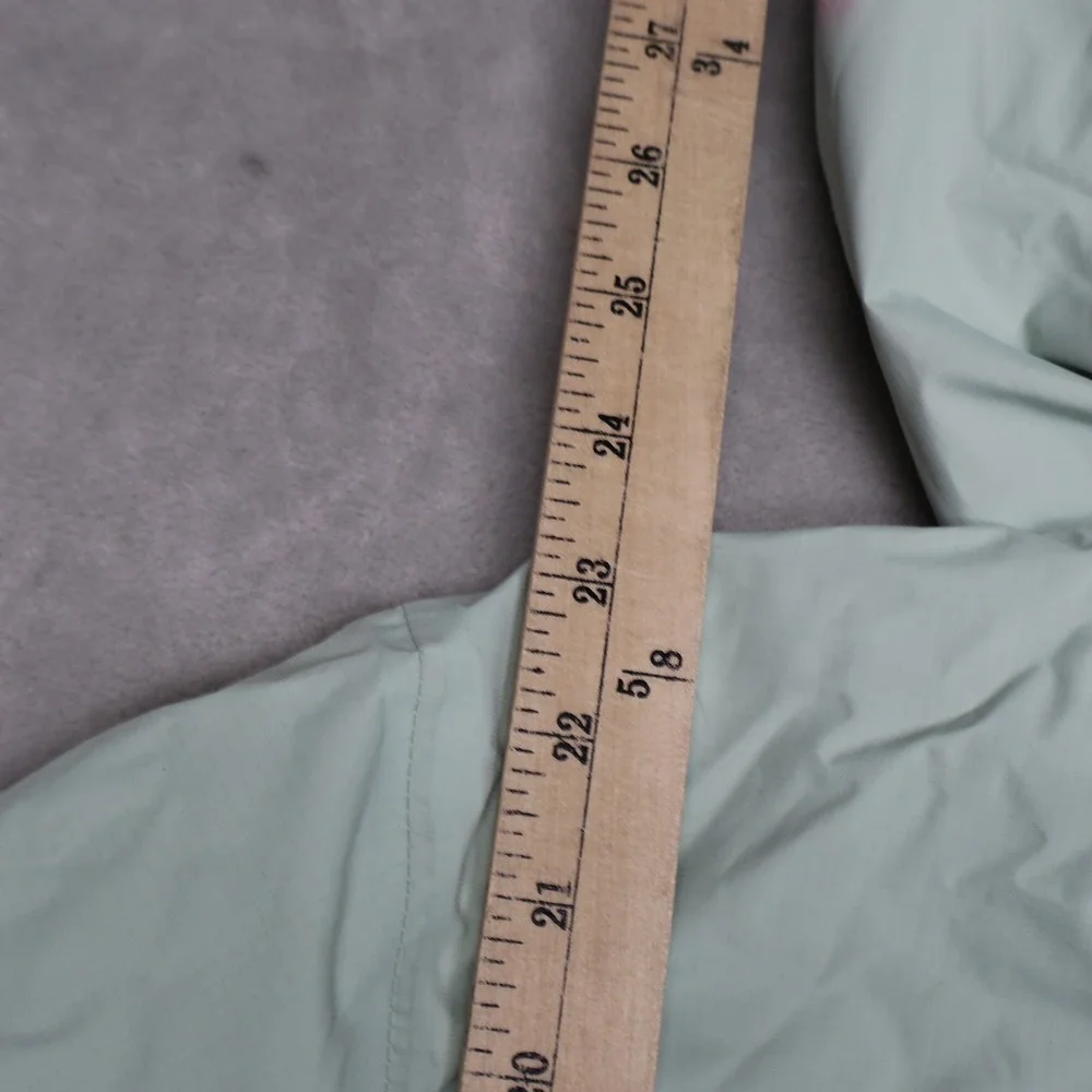 North Face Rain Jacket Girls Large 14/16 Green Resolve Reflective Waterproof